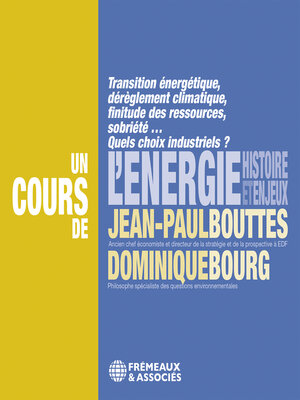 cover image of L'énergie, histoire et enjeux